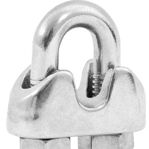 Clips para cabo em a�o inox 1/2