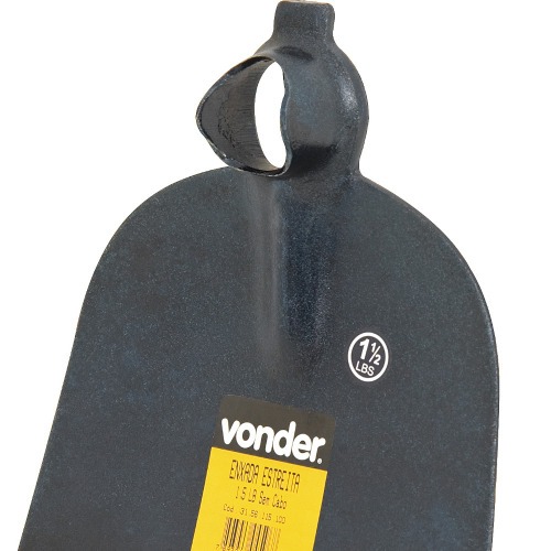 Enxada estreita 1 1,2 sem cabo 