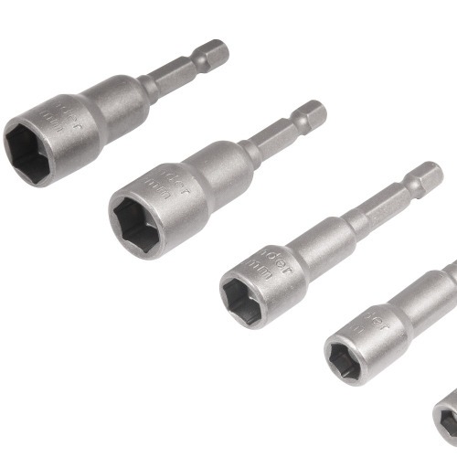 Jogo de soquete magntico 6 a 13 mm encaixe de 1/4'' com 5 peas - 3039000500