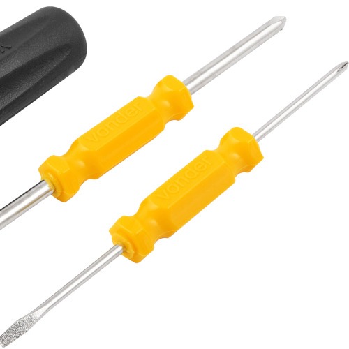 Jogo de chaves de fenda/phillips mini com 3 peças Jogo de chaves de fenda/phillips mini com 3 peças