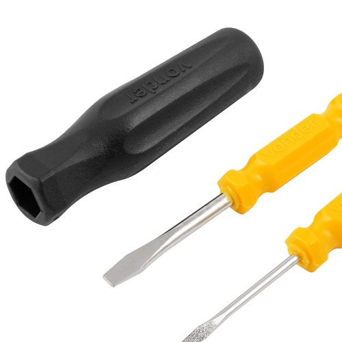 Jogo de chaves de fenda/phillips mini com 3 peças Jogo de chaves de fenda/phillips mini com 3 peças