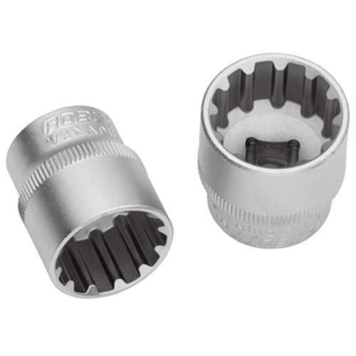 Soquete estriado 12 mm encaixe 3/8 Soquete estriado 12 mm encaixe 3/8