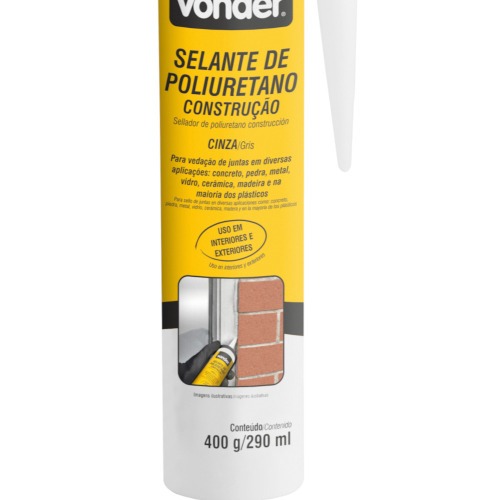 Selante para construção em poliuretano 360 gramas Selante para construção em poliuretano 360 gramas