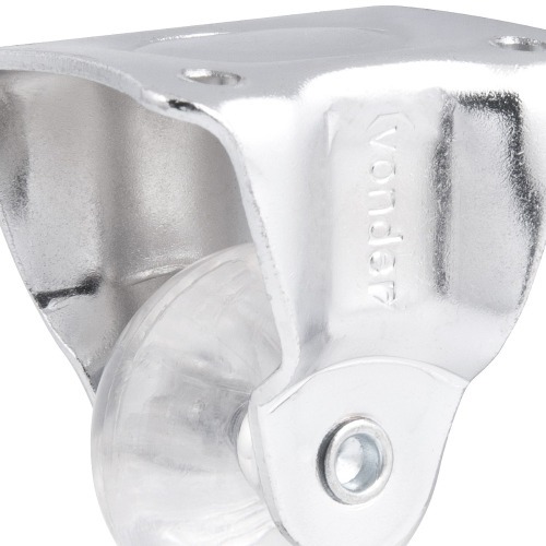 Rodzio fixo transparente de poliuretano 1.3/8