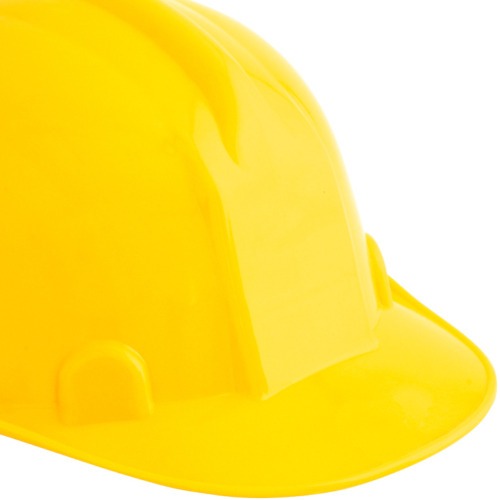 Capacete com aba frontal amarelo