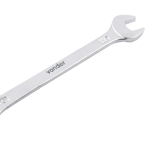 Chave fixa 14 mm x 15 mm ao cromo vandio