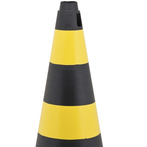 Cone de sinaliza��o com 50 cm com 2 faixas