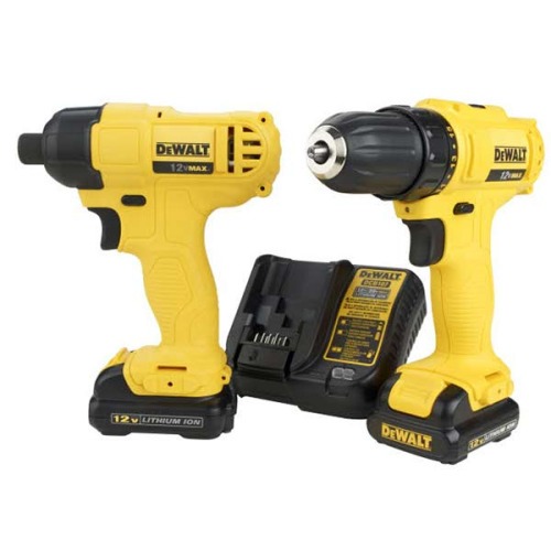 Combo Furadeira Parafusadeira DCD700 + Parafusadeira de impacto DCF805 com maleta - DCK201C2  110V/220V