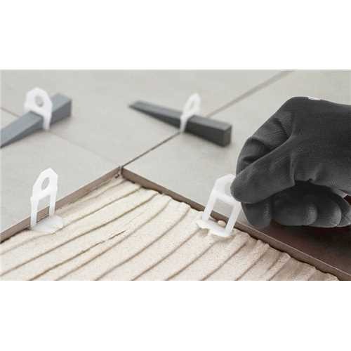 Espaçador e nivelador para piso 3,0 mm pacote com 100 peças Espaçador e nivelador para piso 3,0 mm pacote com 100 peças