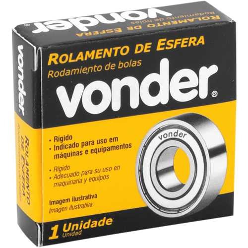 Rolamento r�gido de esfera 42 mm blindagem de a�o - 6004-ZZ
