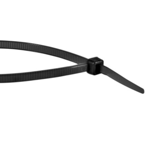 Abraadeira de nylon preta 2,5 mm x 14 cm embalagem com 100 peas