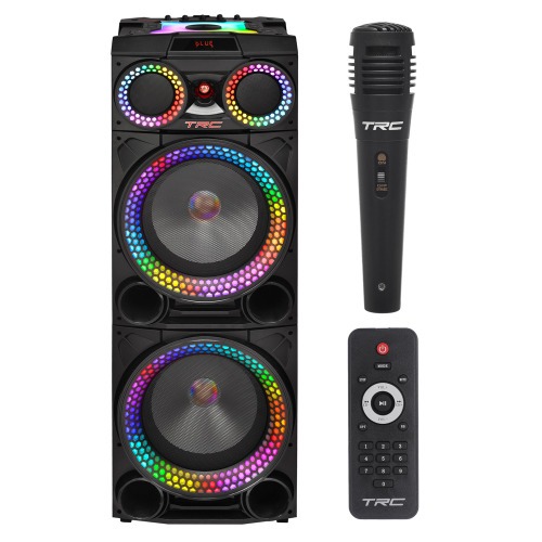 Caixa de som amplificada 1800W RMS com Bluetooth Radio FM e Microfone - CT 1800  110V/220V