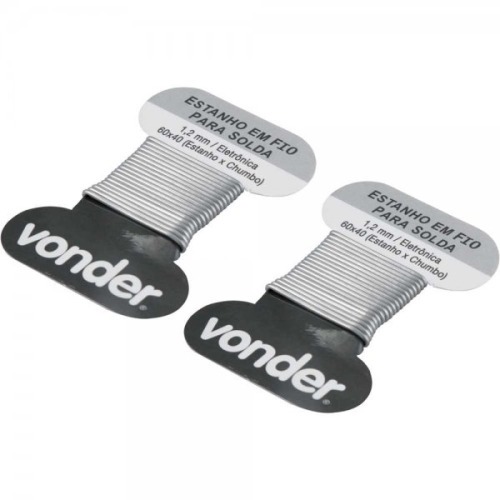 Estanho em fio 1,2 mm 60 x 40 com 20 g Estanho em fio 1,2 mm 60 x 40 com 20 g