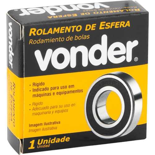 Rolamento r�gido de esfera 28 mm veda��o de borracha - 6001-2RS