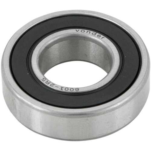 Rolamento r�gido de esfera 28 mm veda��o de borracha - 6001-2RS