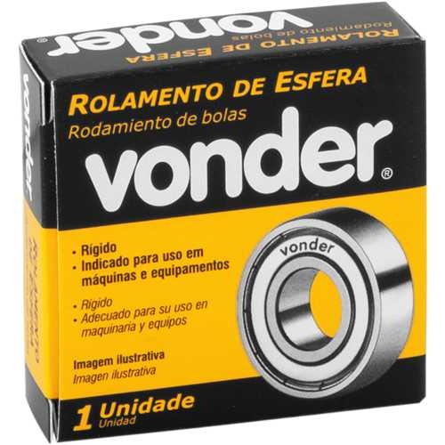 Rolamento rígido de esfera 30 mm blindagem de aço - 6200-ZZ Rolamento rígido de esfera 30 mm blindagem de aço - 6200-ZZ