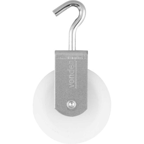 Roldana plstica 6 cm com gancho