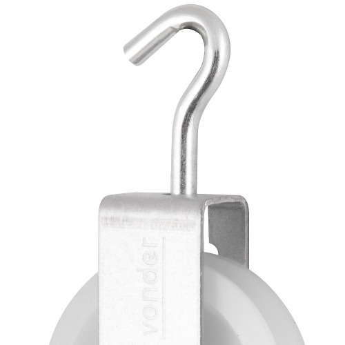 Roldana plstica 6 cm com gancho