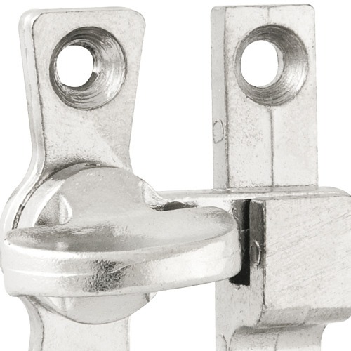 Tranqueta niquelada com base de 2 furos