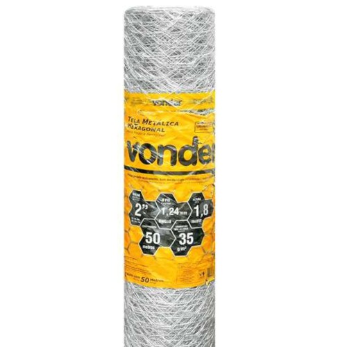 Tela metálica hexagonal para galinheiro malha 2 Tela metálica hexagonal para galinheiro malha 2