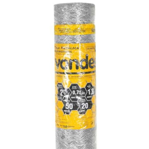 Tela metálica hexagonal para galinheiro malha 2 Tela metálica hexagonal para galinheiro malha 2