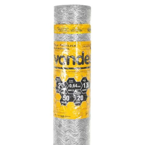 Tela metlica hexagonal para galinheiro malha 2