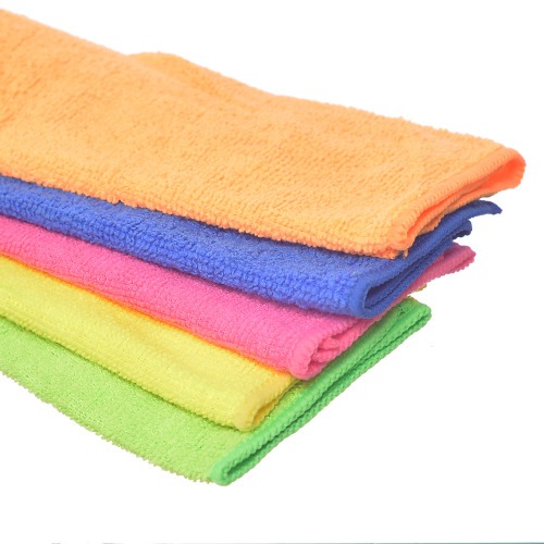 Pano multiuso em microfibra para limpeza 30 x 35 cm 5 peas - NVA460