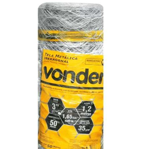 Tela metlica hexagonal malha 3
