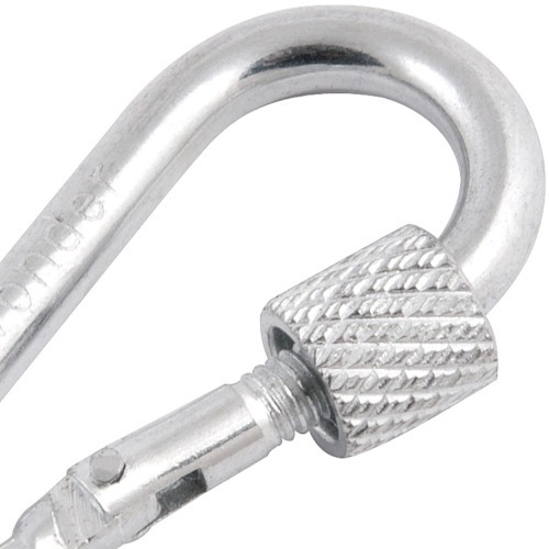 Mosquetão com trava roscada 5 x 50 mm Mosquetão com trava roscada 5 x 50 mm