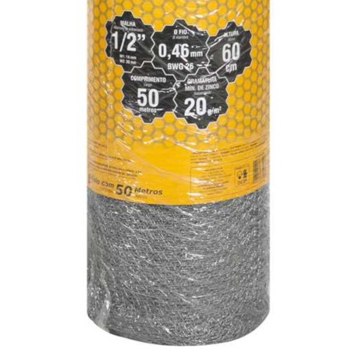 Tela metálica hexagonal para viveiro malha 1/2 Tela metálica hexagonal para viveiro malha 1/2