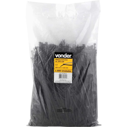 Abraadeira de nylon 28 cm com 1.000 peas