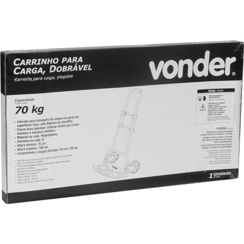 Carro armaz�m para cargas dobr�vel capacidade de 70 kg