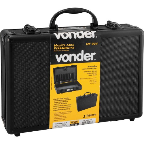 Maleta em pl�stico 330 x 230 x 90 mm para ferramentas - MF934