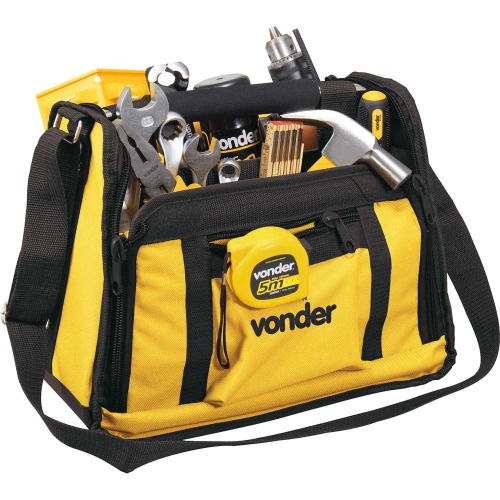 Bolsa em lona 390 x 200 x 300 mm com 30 bolsos - BL050 Bolsa em lona 390 x 200 x 300 mm com 30 bolsos - BL050