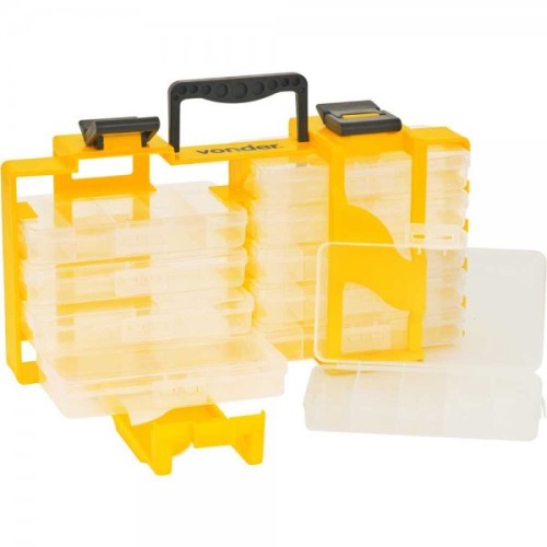 Organizador plstico com 10 bandejas mveis - OPV0100