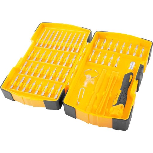 Jogo de chave de precis�o com 52 pe�as, 