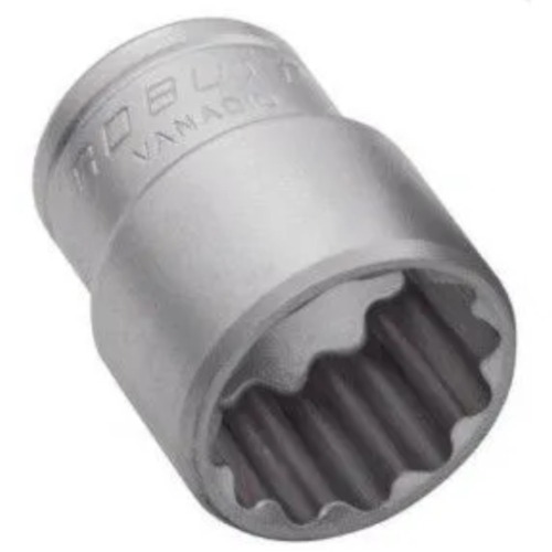 Soquete estriado 26 mm encaixe de 1/2