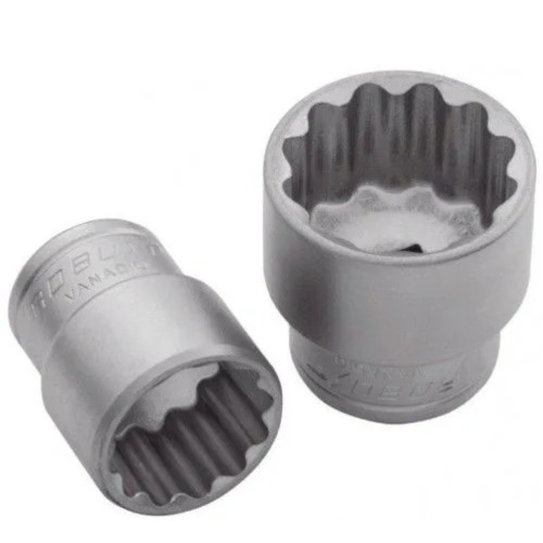 Soquete estriado 26 mm encaixe de 1/2