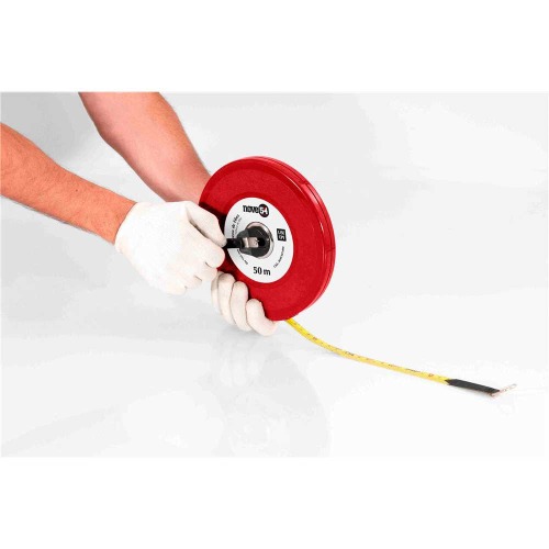 Trena longa em fibra de vidro caixa fechada 50 metros Trena longa em fibra de vidro caixa fechada 50 metros