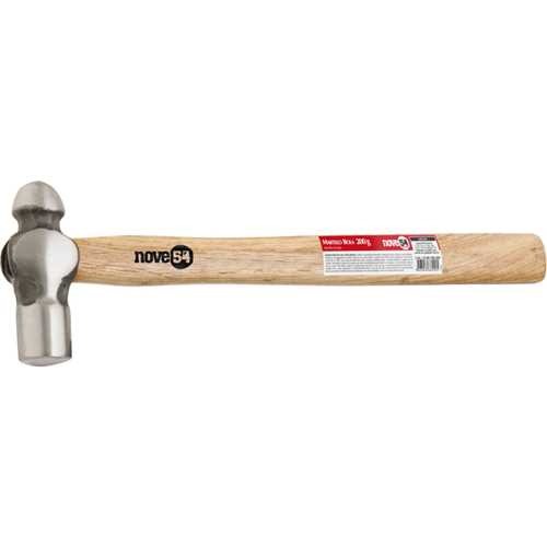Martelo bola com cabo de madeira - 450 g 