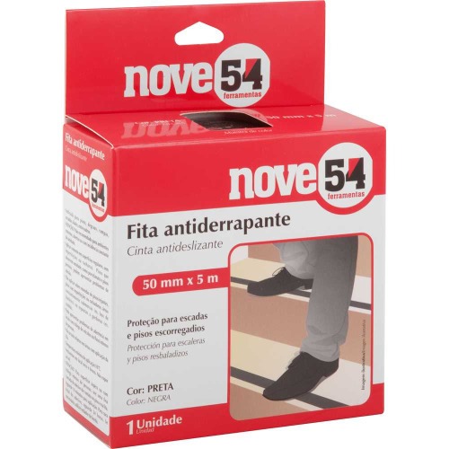 Fita adesiva antiderrapante 50 mm x 5 m preta Fita adesiva antiderrapante 50 mm x 5 m preta