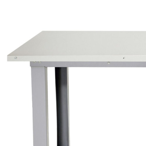 Bancada modular com tampo compensado naval 25 mm chapa inox 1mm 160 x 73 cm