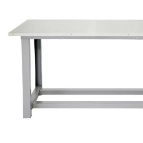 Bancada modular com tampo compensado naval 25 mm chapa inox 1mm 160 x 73 cm