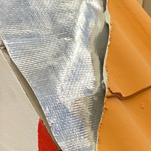 Manta termica para telhado em alumnio dupla face 1,20 x 20,83m 25m - DRYKOFOIL