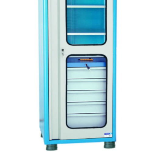 Arm�rio com 40 caixas n� 5 e portas de vidro - AM-48