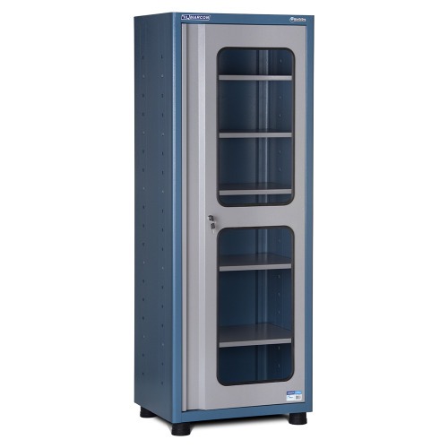 Armrio para ferramentas com 5 prateleiras e porta de vidro - AM-40