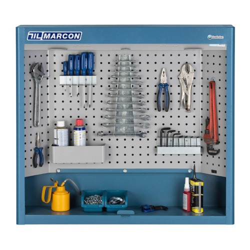 Arm�rio para ferramentas com chapa perfurada e persiana em pvc - AM-6