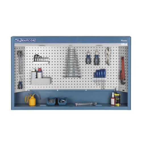 Armrio para ferramentas com chapa perfurada e persiana em pvc - AM-7