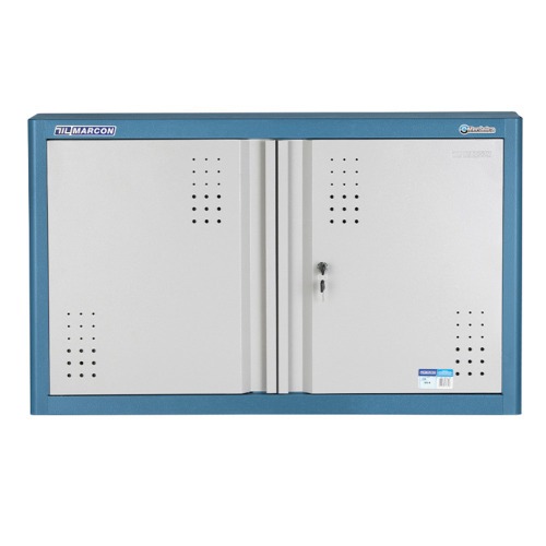 Armrio porta ferramentas com chapa perfurada e portas de ao - AM-9