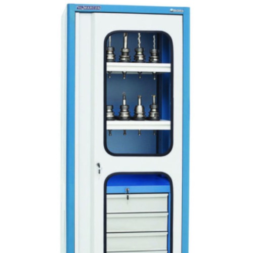 Arm�rio porta-cones com portas de vidro e 2 prateleiras AM-39